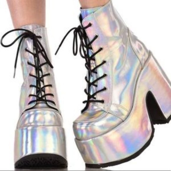 Sell Me Your Size 10, 11, 12 Demonia x Dolls Kill Shoes, Boots, Heels =) ISO - Picture 4 of 9